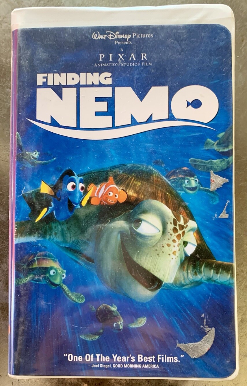 Walt Disney Pictures Finding Nemo VHS Full Screen G NTSC 2003